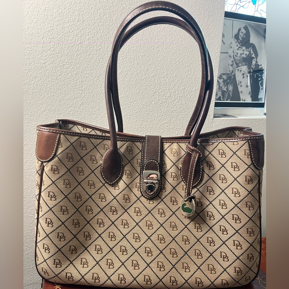 Dooney & Bourke brown monogram bag